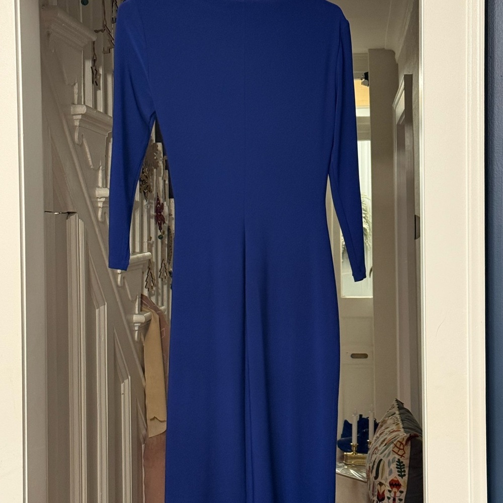 Ralph Lauren Deep Blue Long Sleeve Dress - Picture 5 of 6